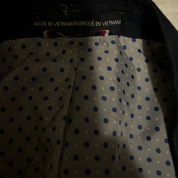 Tommy Hillfiger Beautiful 2 button men’s jacket 44L dark blue - Picture 4 of 7
